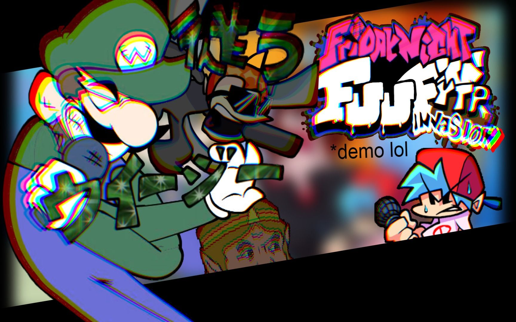 fnf优质生草模组 ytp invasion demo (weegee v4)_哔哩哔哩bilibili