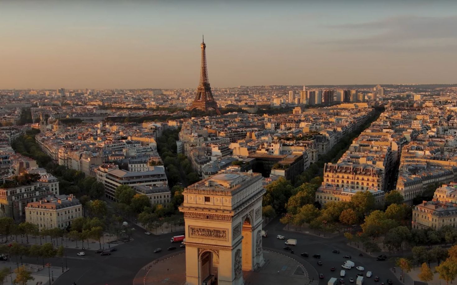 绝美巴黎-航拍