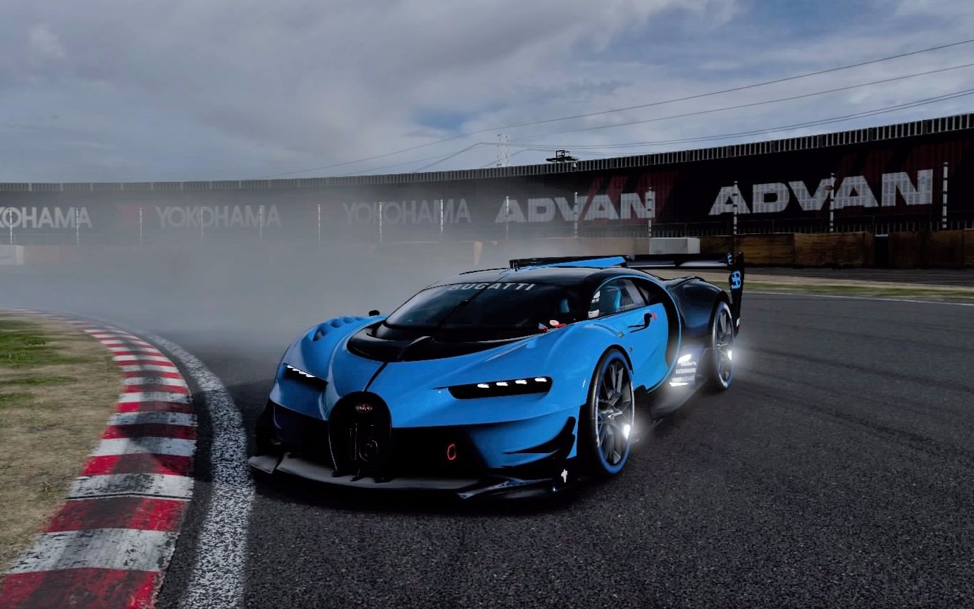 《gt sport》布加迪vgt四驱漂移(漂移废人四驱漂移系列处女作)_哔哩