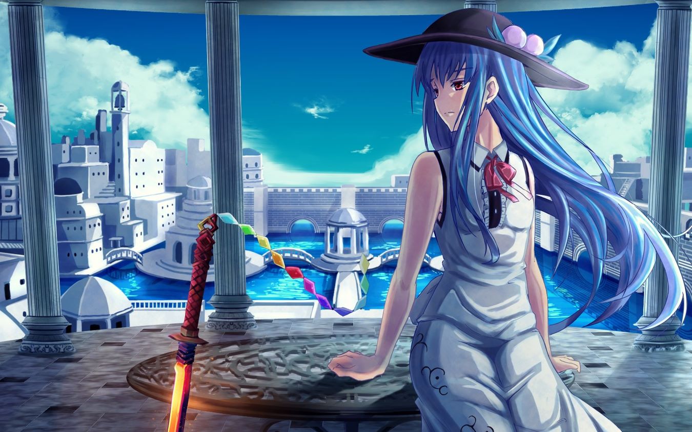 比那名居天子只要是活着的东西就算是神也杀给你看