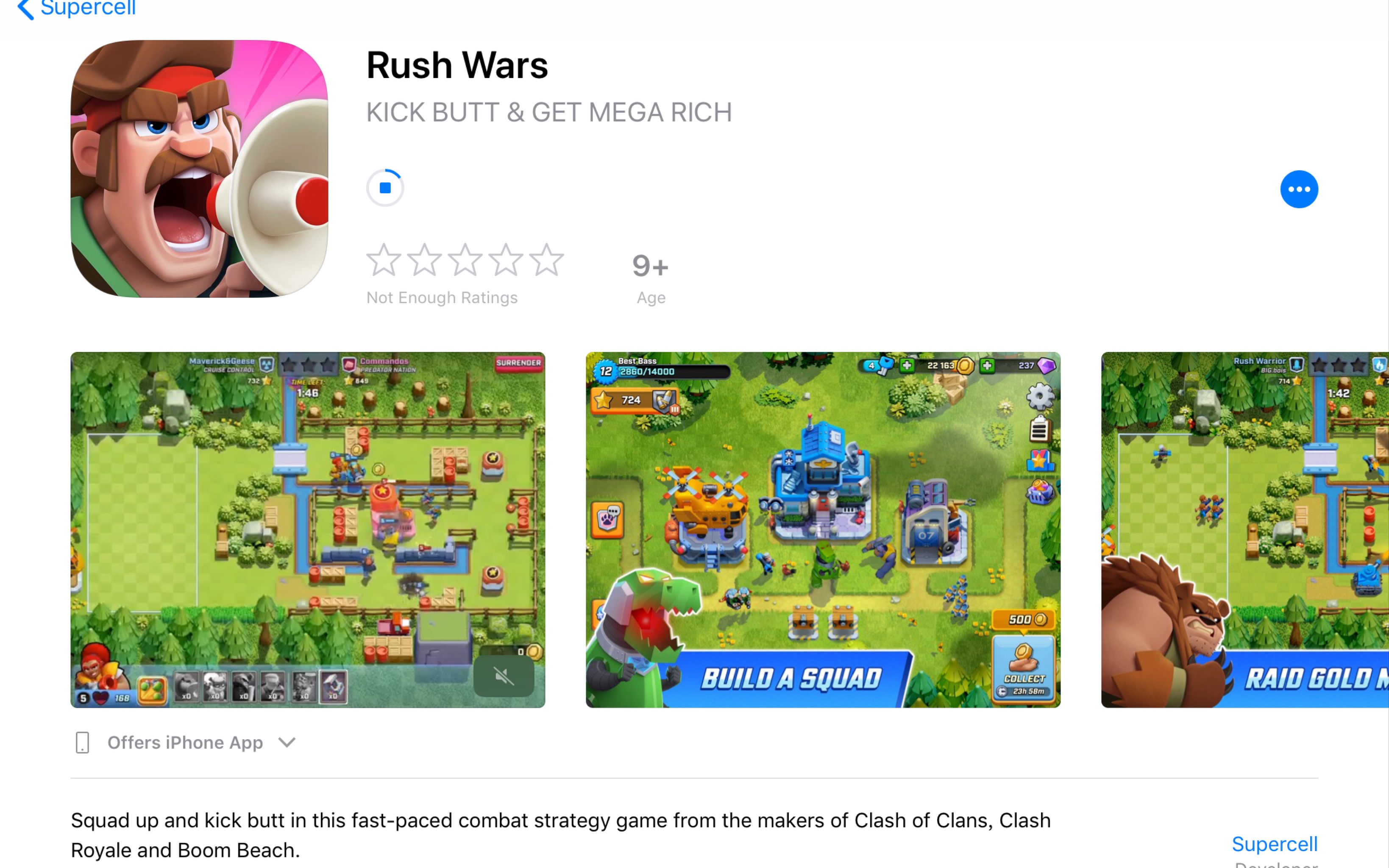 【Rush Wars下载教程】Supercell出新游戏了,教你如何下载ios版哔哩哔哩bilibili