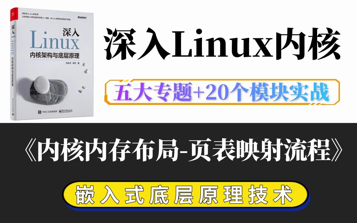 【深入理解Linux内核底层原理】剖析Linux内核《内核内存布局页表映射流程》|内存调优/文件系统/进程管理/设备驱动/网络协议栈哔哩哔哩bilibili