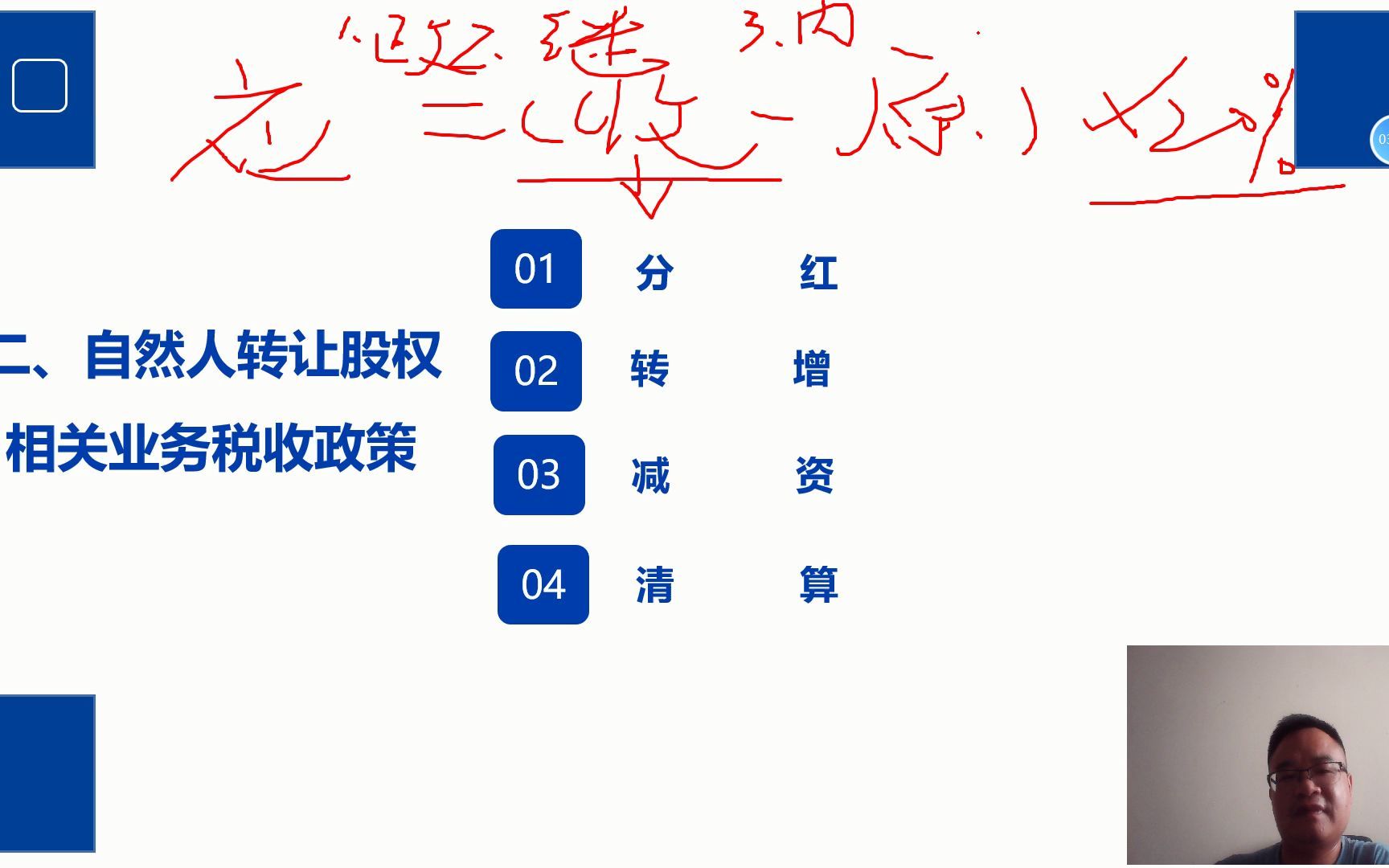 [图]自然人转让股权税收筹划