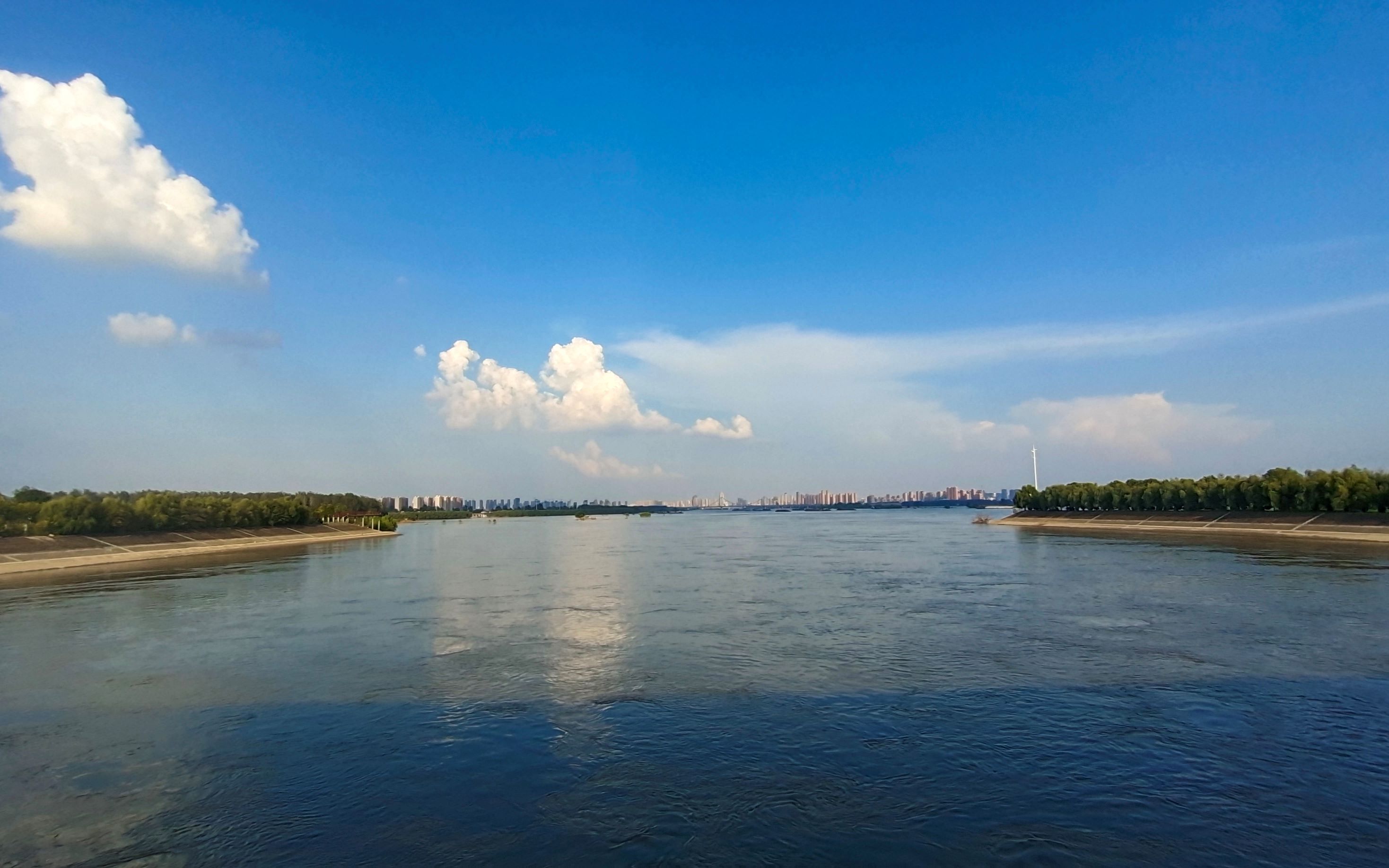【视频壁纸】淮河蚌埠闸段录像