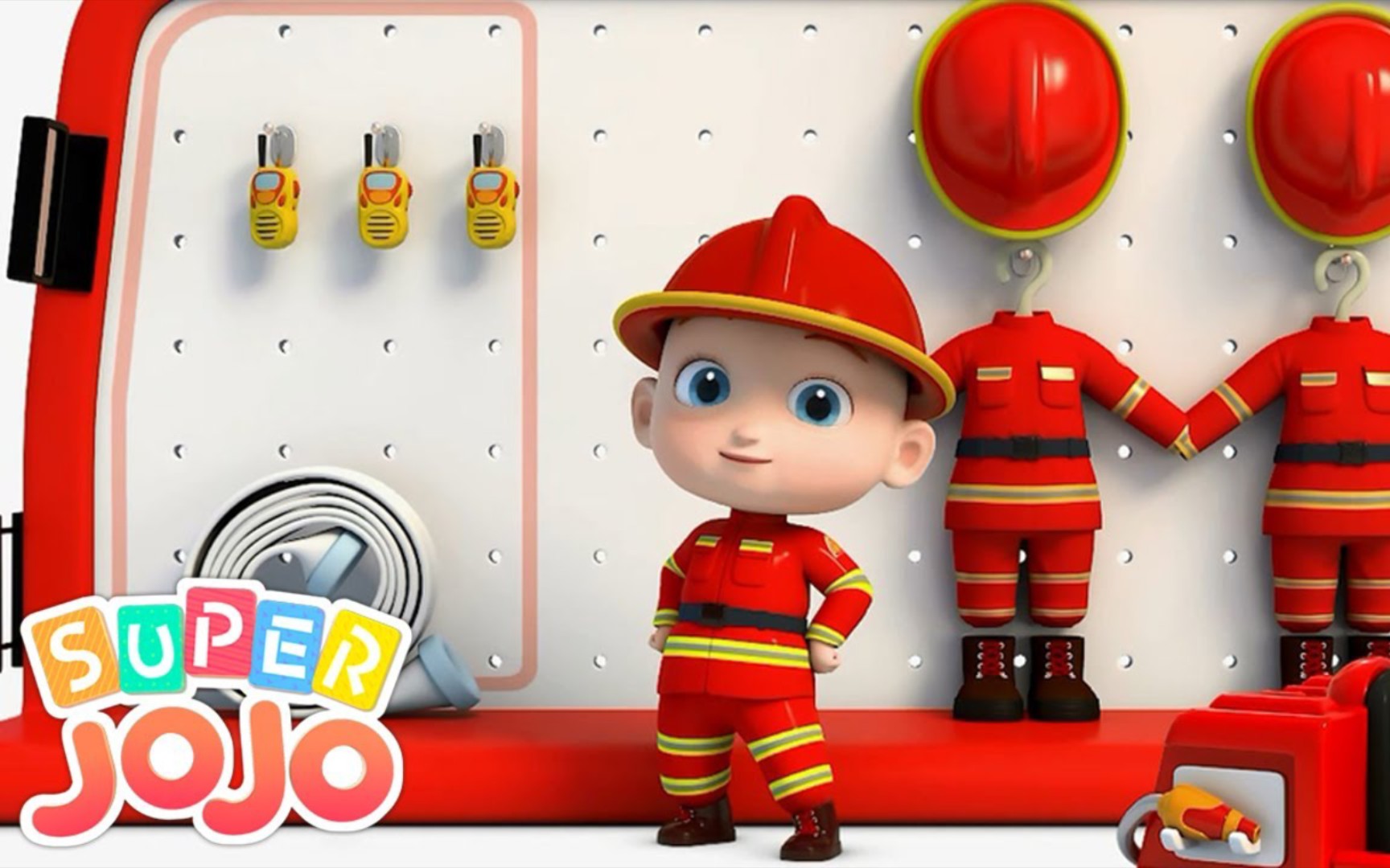 [图]【Super JoJo童谣&儿歌】I Want to Be a Firefighter