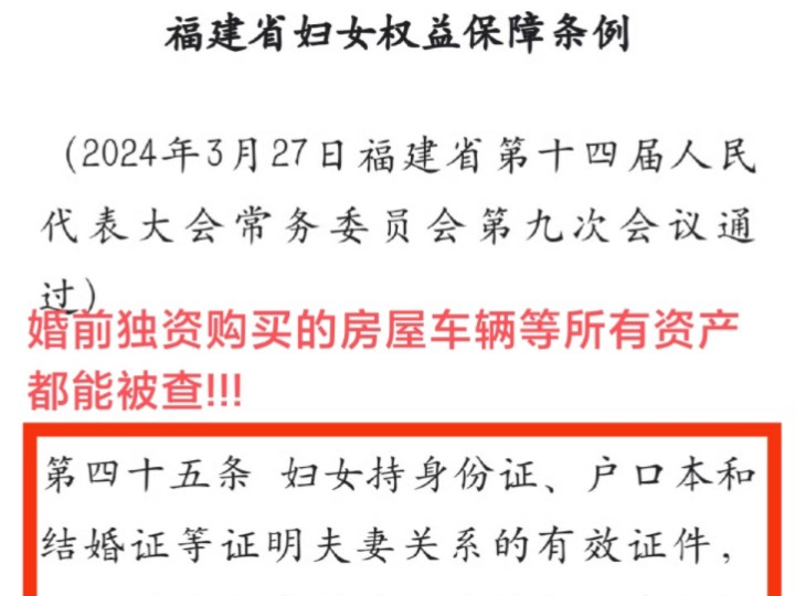 集美TV之福建的集帅们有福了,妇女可光明正大查明男方婚前财产了哔哩哔哩bilibili