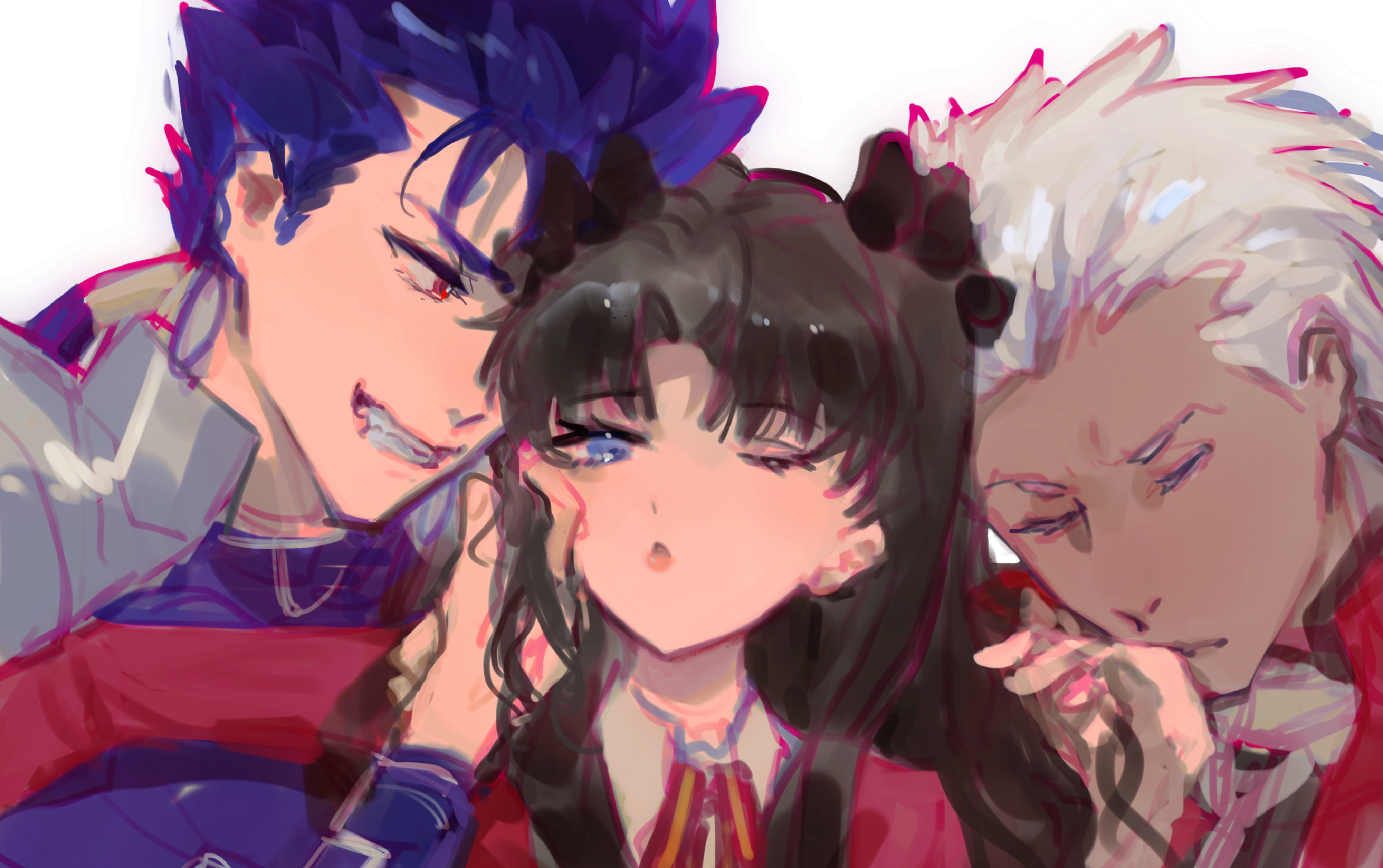 【procreate】【弓凛枪】多人运动(没有