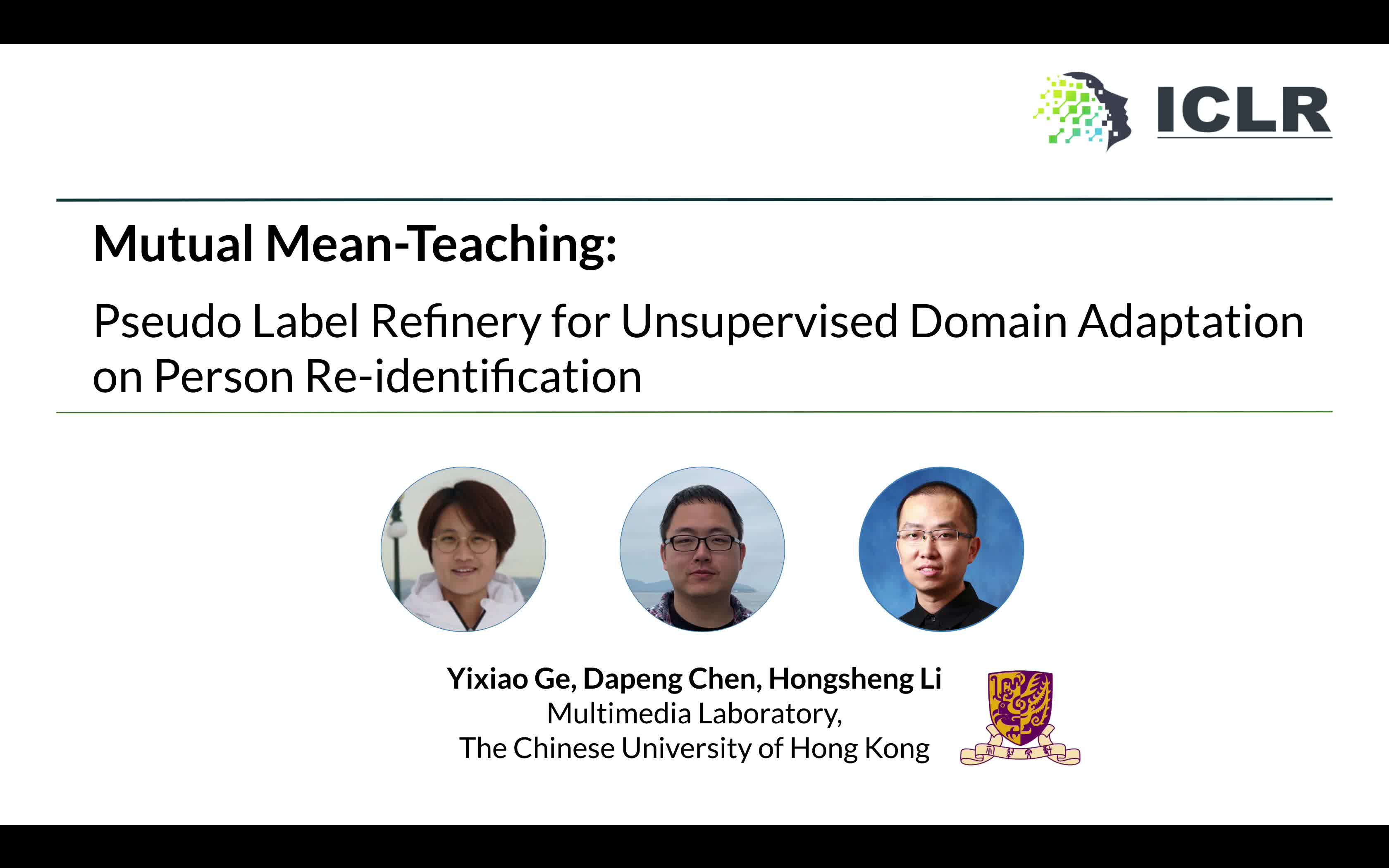 [ICLR 2020] Mutual MeanTeaching: 为无监督学习提供更鲁棒的伪标签哔哩哔哩bilibili