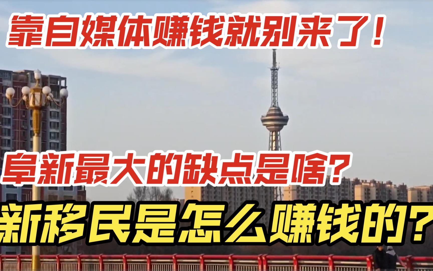 阜新最大的缺点!新移民是怎么赚钱的!靠自媒体的就别来了!哔哩哔哩bilibili