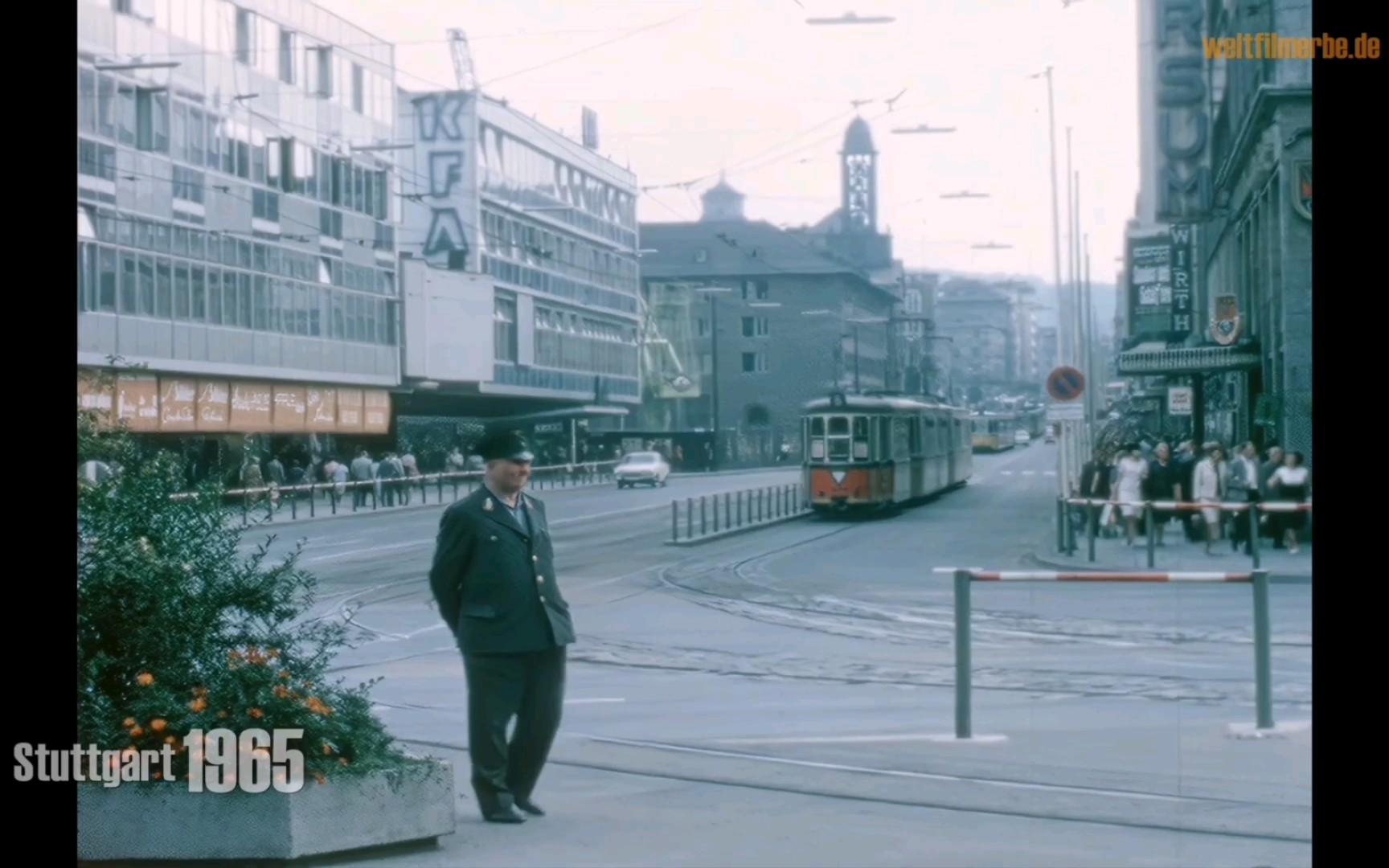 [图]1965年德国斯图加特的自然风光和市容街景