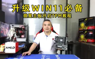 下载视频: 升级win11必备----微星主板开启TPM教程