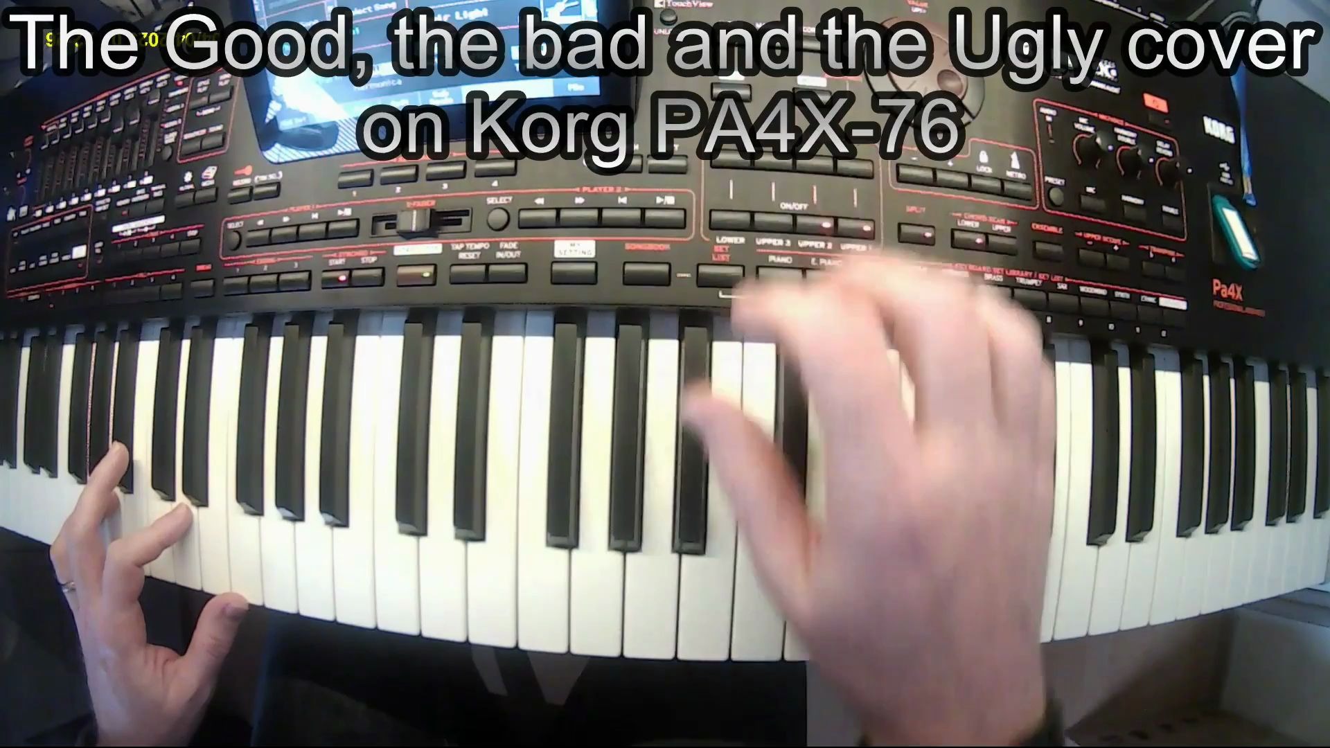 [图]KORG Pa4X 编曲键盘致敬一代音乐宗师 Ennio Morricone 黄金三镖客The Good, the Bad and the Ugly