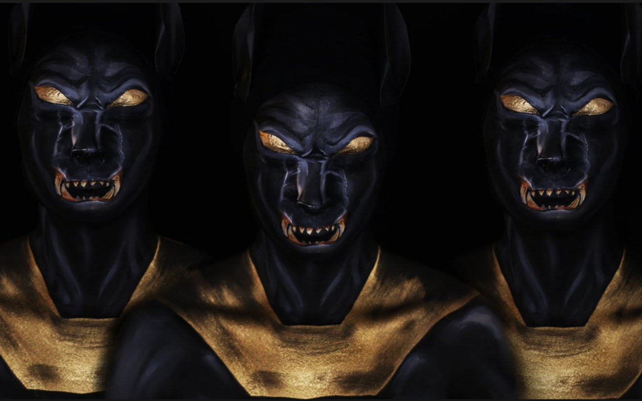 【madeyewlook】[埃及之神|阿努比斯]化妆教程!(人体彩绘)