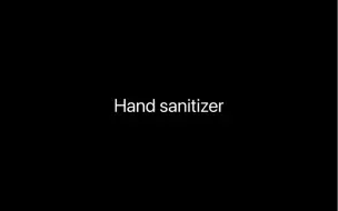 Download Video: Hand sanitizer