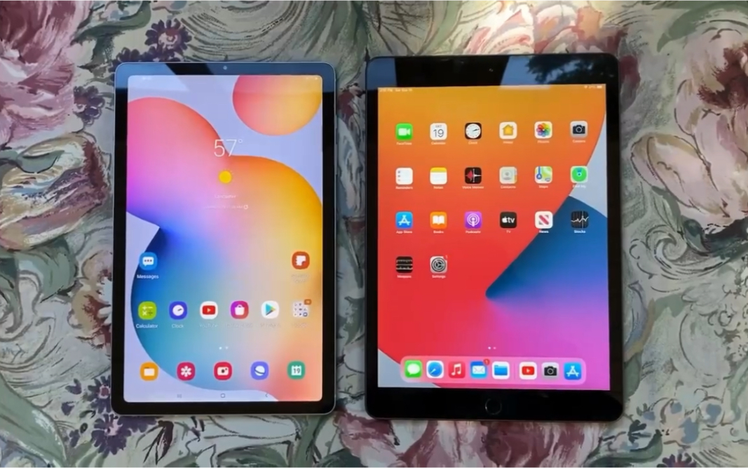 三星galaxy tab s6 lite对比apple ipad 8代