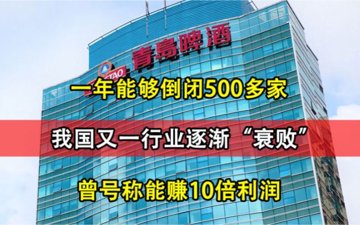 一年倒闭500家,我国又一行业逐渐“衰败”,曾号称能赚10倍利润哔哩哔哩bilibili