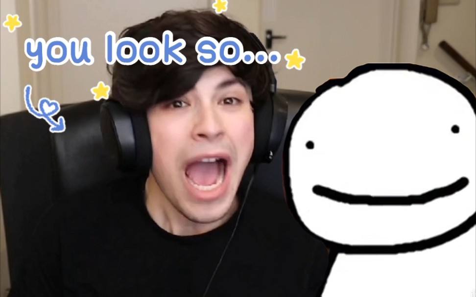 熟搬运george看到dream脸后的反应