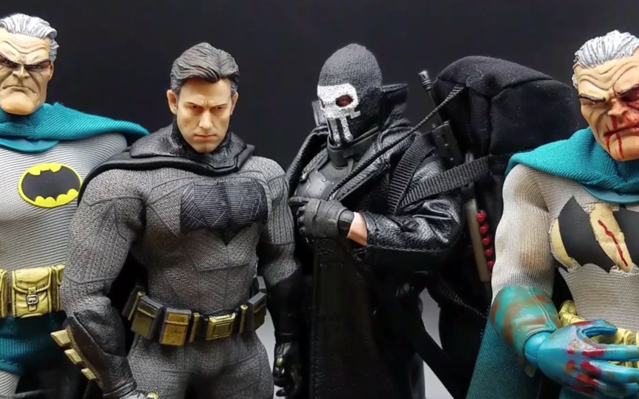 [图]Drone Custom Figures Mr. Wayne unmasked Batman Headsculpt review