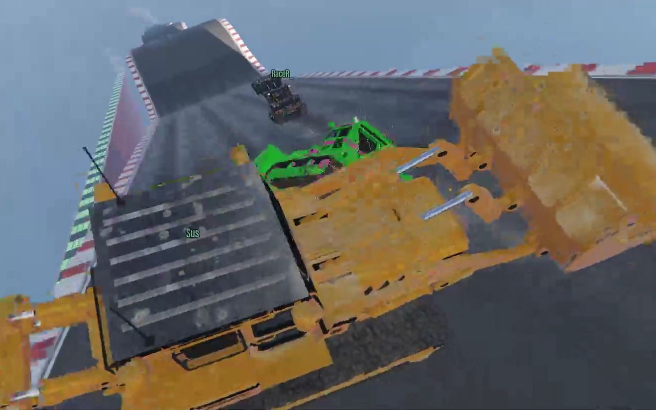 gta5推土机滚滑梯-dolphin