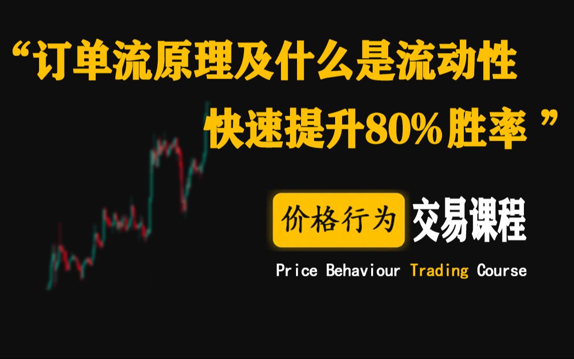 价格行为交易 | “ 订单流原理及什么是流动性,提升80%胜率 ”| 解析交易课程哔哩哔哩bilibili