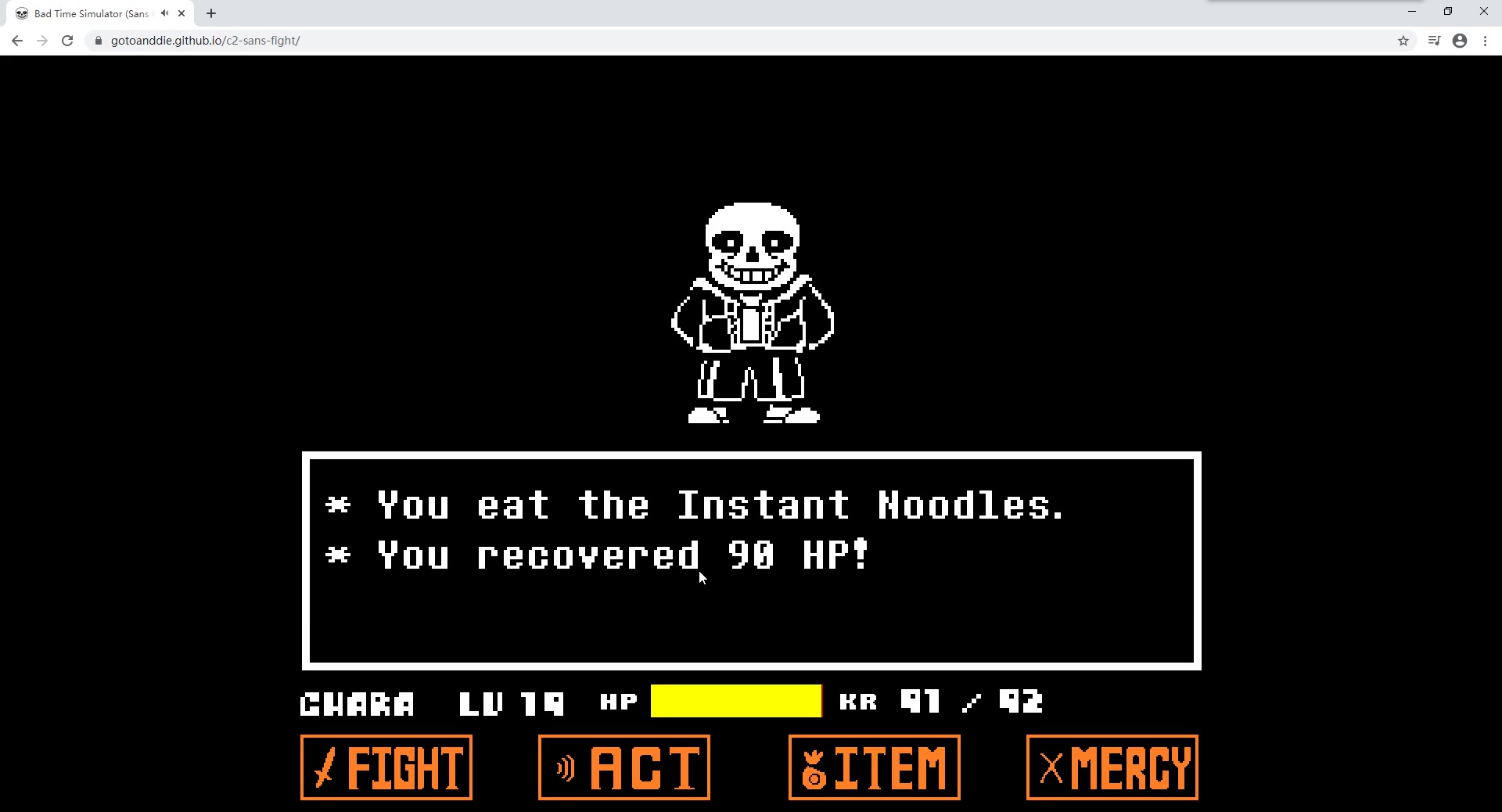 【undertale】sans困难模式模拟器挑战第一期