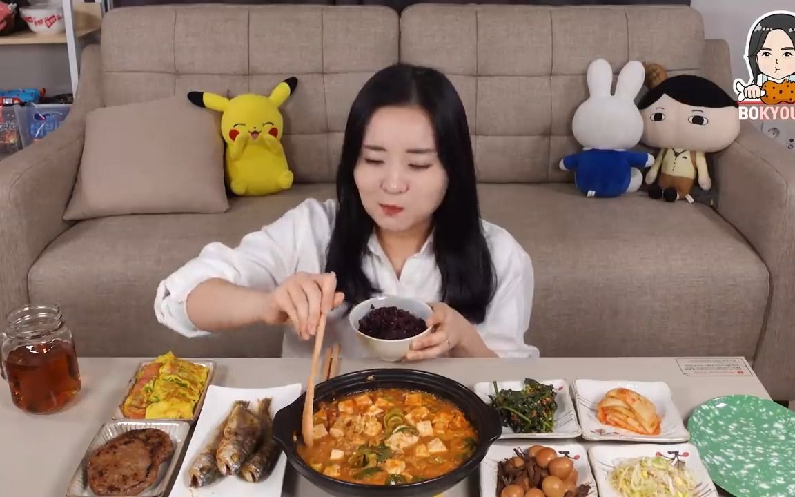 【bokyoung韓國美食吃播】烹飪 mukbang ) 家常菜,全是我丈夫和我喜歡