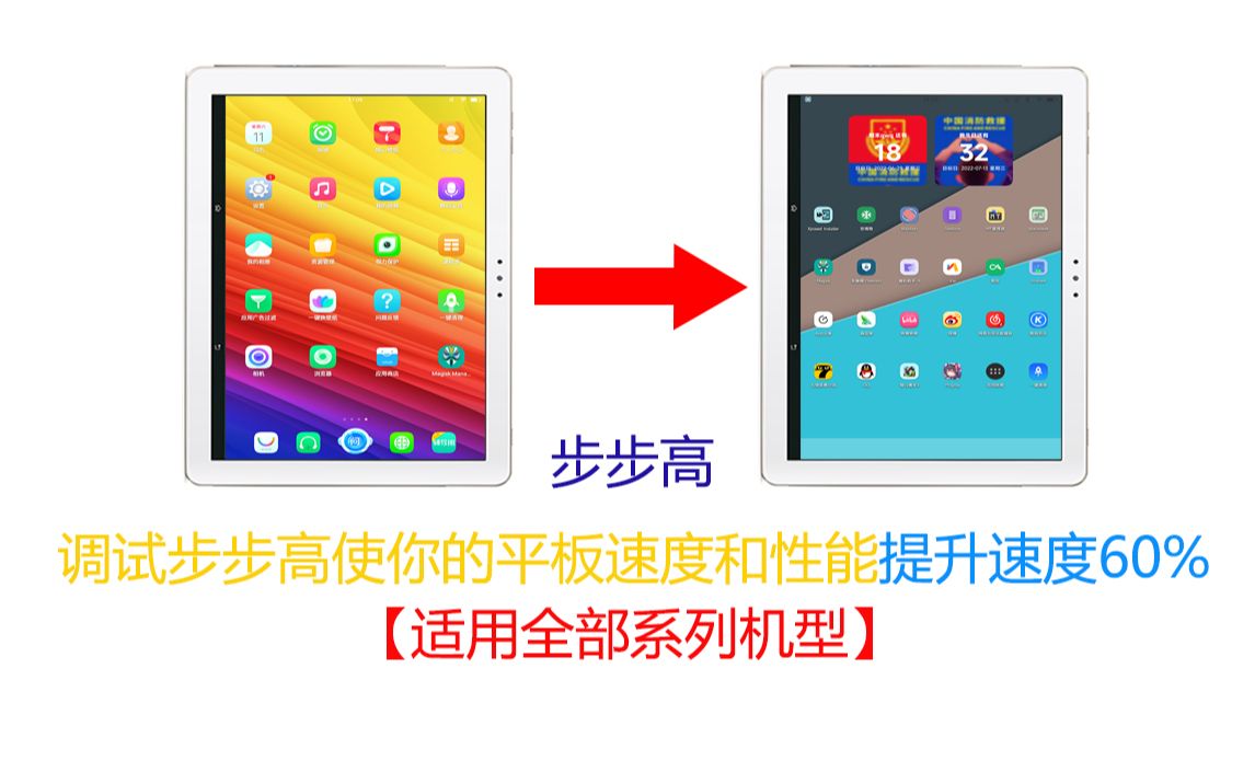 【步步高可全系列机型】用软件、模块调试你的平板使速度和性能提升速度60%,干货满满!哔哩哔哩bilibili