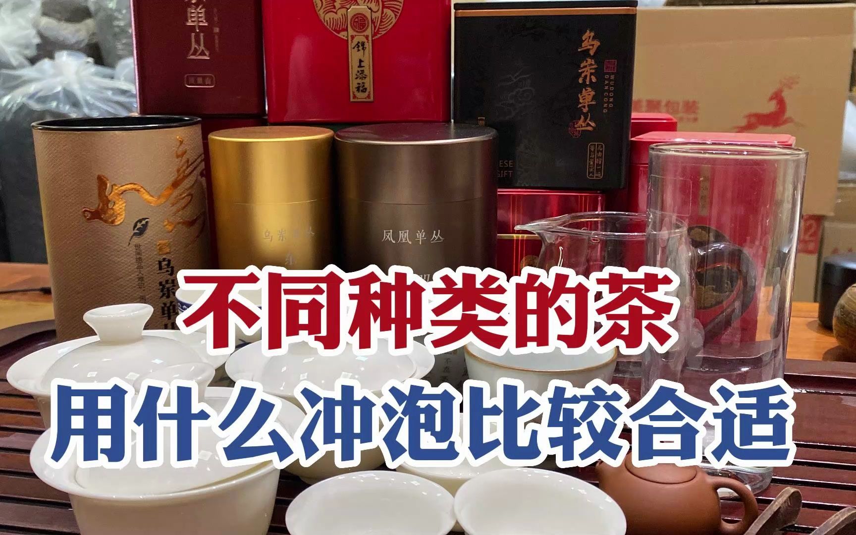 不同种类的茶,选择什么茶具冲泡比较合适?选错直接浪费一泡好茶哔哩哔哩bilibili