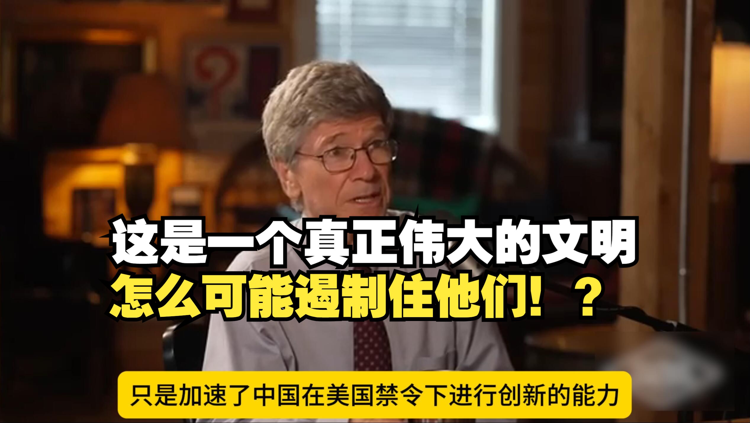 【中字】萨克斯教授访谈一:中国的诉求很简单,他们只是在努力追赶失去的时间!哔哩哔哩bilibili