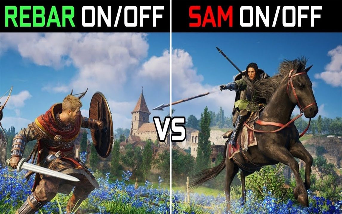 REBAR(NVIDIA) vs SAM(AMD) 游戏帧数对比(1080P分辨率测试) RTX 3060、RX 6600XT + R5 5600X哔哩哔哩bilibili