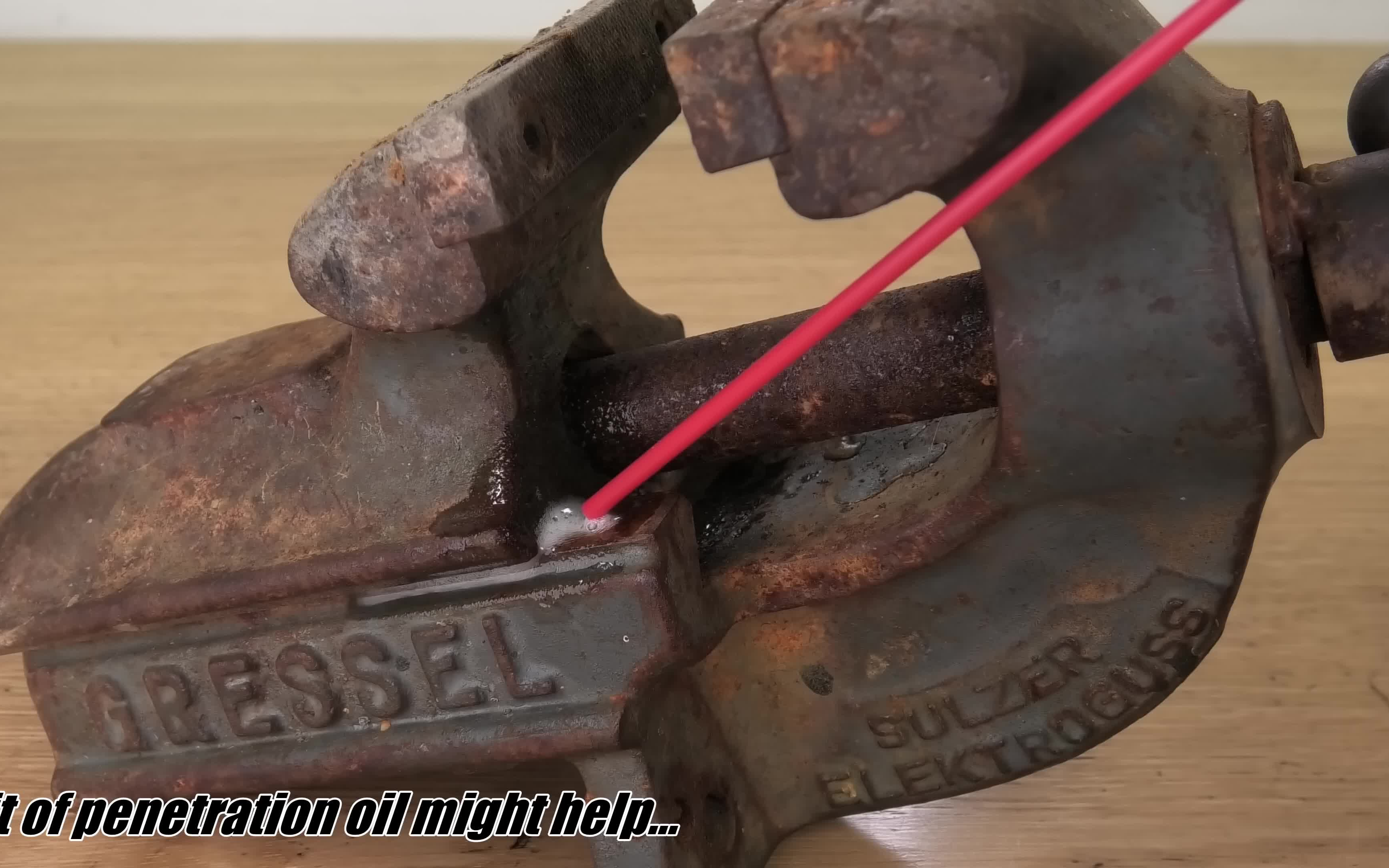 生锈的虎钳修复Rusty Deadlocked Vise  Restoration (the 3rd) 机械师 机哥 搬运哔哩哔哩bilibili