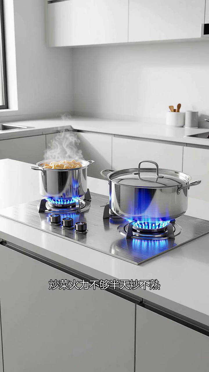 炒菜火力不够猛？做饭总耗时？试试这款嵌入式灶