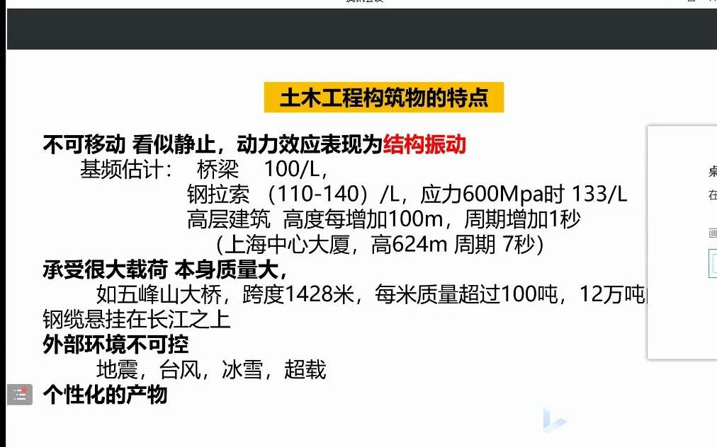 陈政清院士土木工程中的动力问题(桥梁、风荷载、振动)哔哩哔哩bilibili