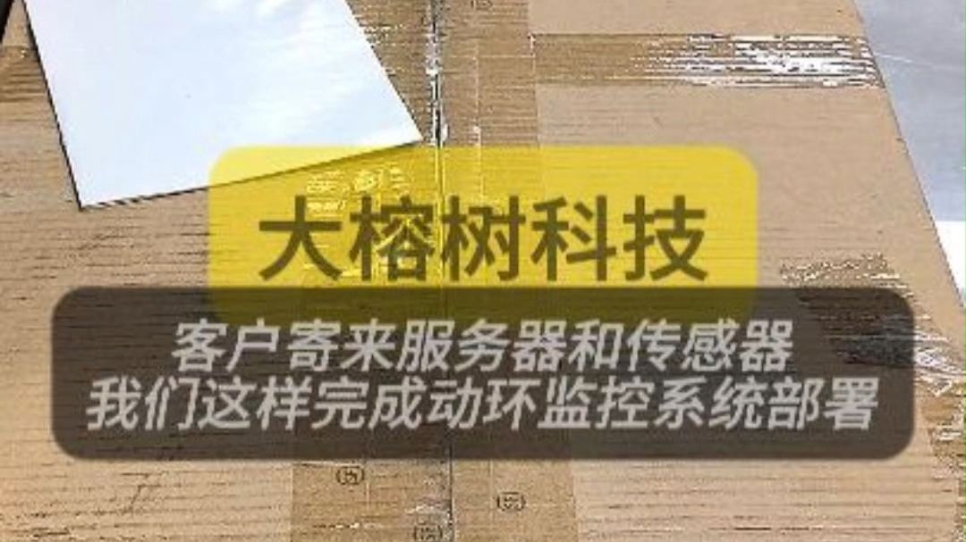 客户寄来服务器和传感器,我们这样完成动环监控系统部署!