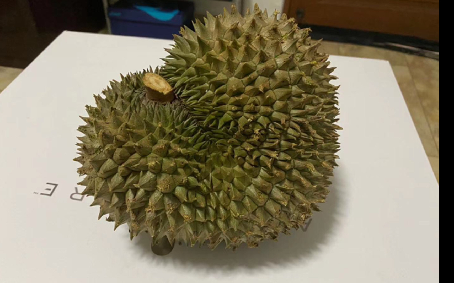 48块钱的红虾榴莲,心形,就算是今年吃的第100颗