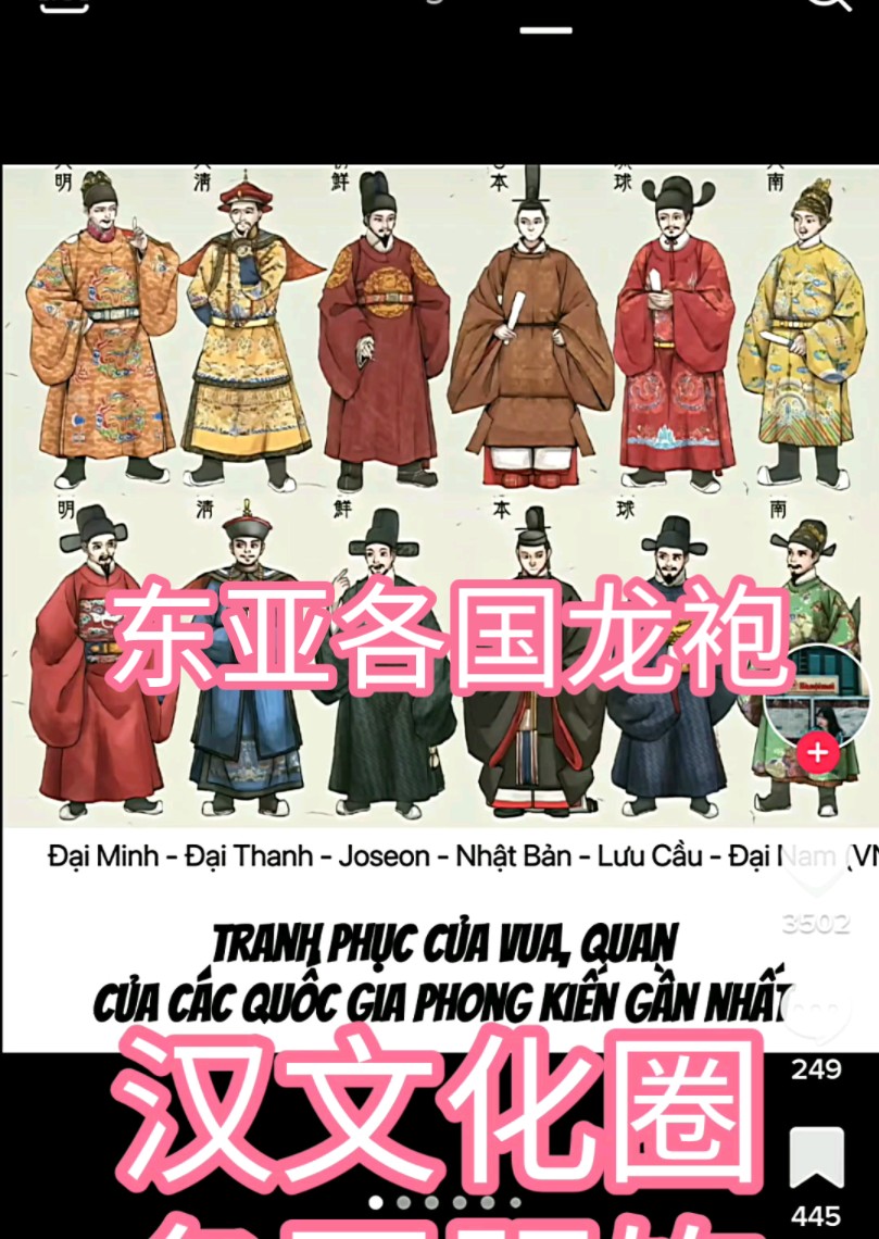 越南人评论,中国附近的国家只有越南皇帝敢穿黄色龙袍