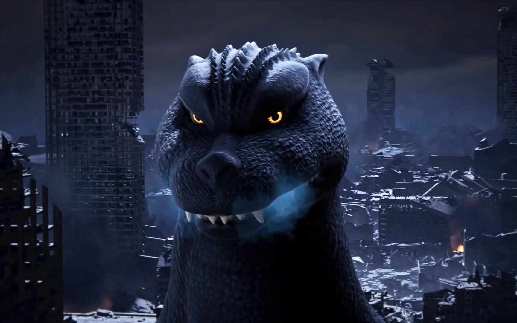 每个哥斯拉的原子吐息比较_哔哩哔哩_bilibili