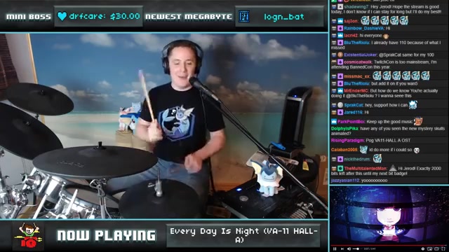 [图]VA-11 HALL-A Every Day Is Night On Drums! -- The8BitDrummer