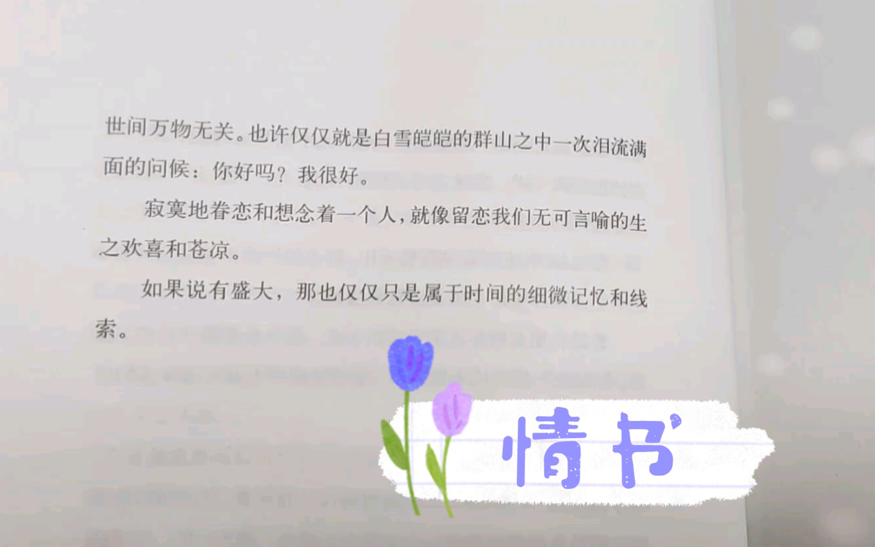 [图]《情书》5.20暗恋的告白与告别（日系小温柔的一部纯爱巨作）