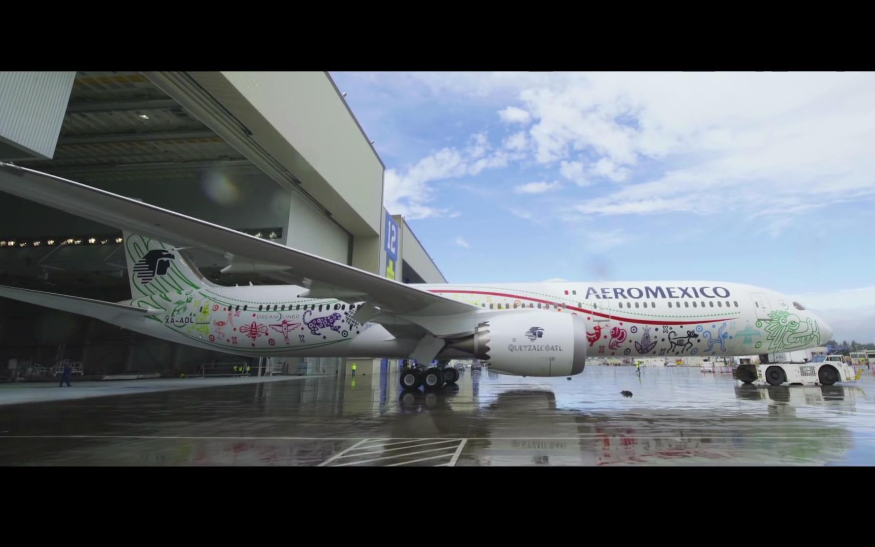 墨西哥航空波音7879羽蛇神彩绘