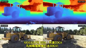 Télécharger la video: SIGGRAPH 2024 | 上科大开源2DGS！几何精度降维打击3DGS！