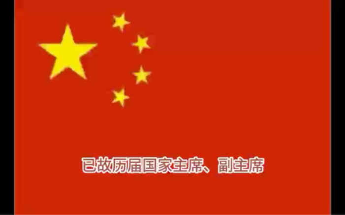 已故历届国家主席、副主席哔哩哔哩bilibili