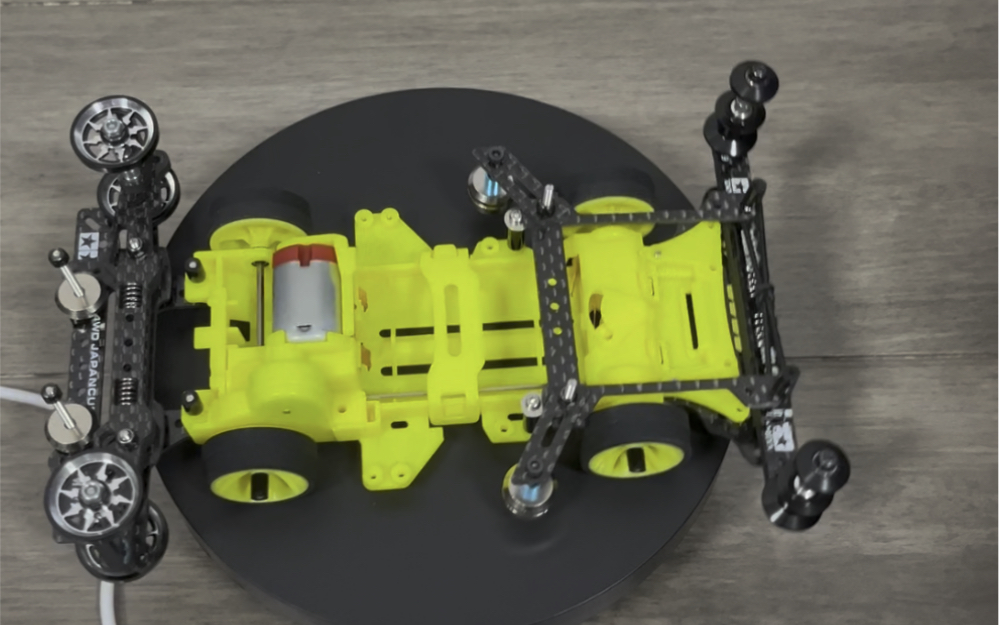 四驱车vz底盘头部无切割改装需缩尾