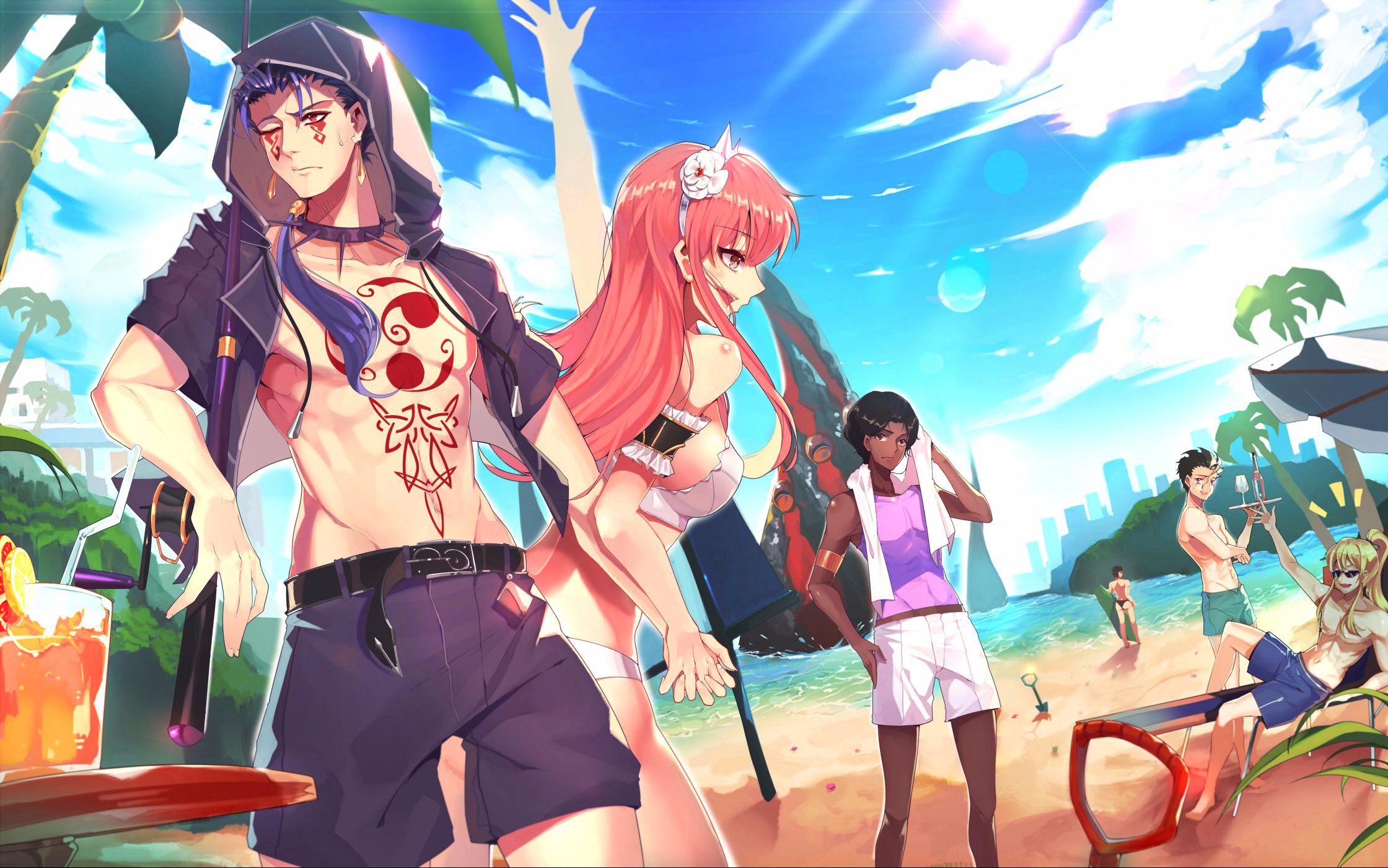 【amv/库丘林】在太阳西斜的世界里,依旧能看清你