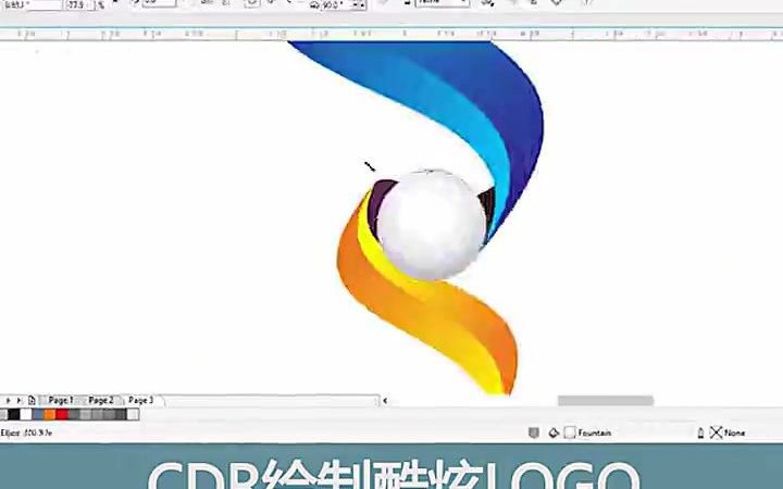 【广告设计入门教学】CDR怎么绘制酷炫LOGO 广告设计不能出现国旗哔哩哔哩bilibili