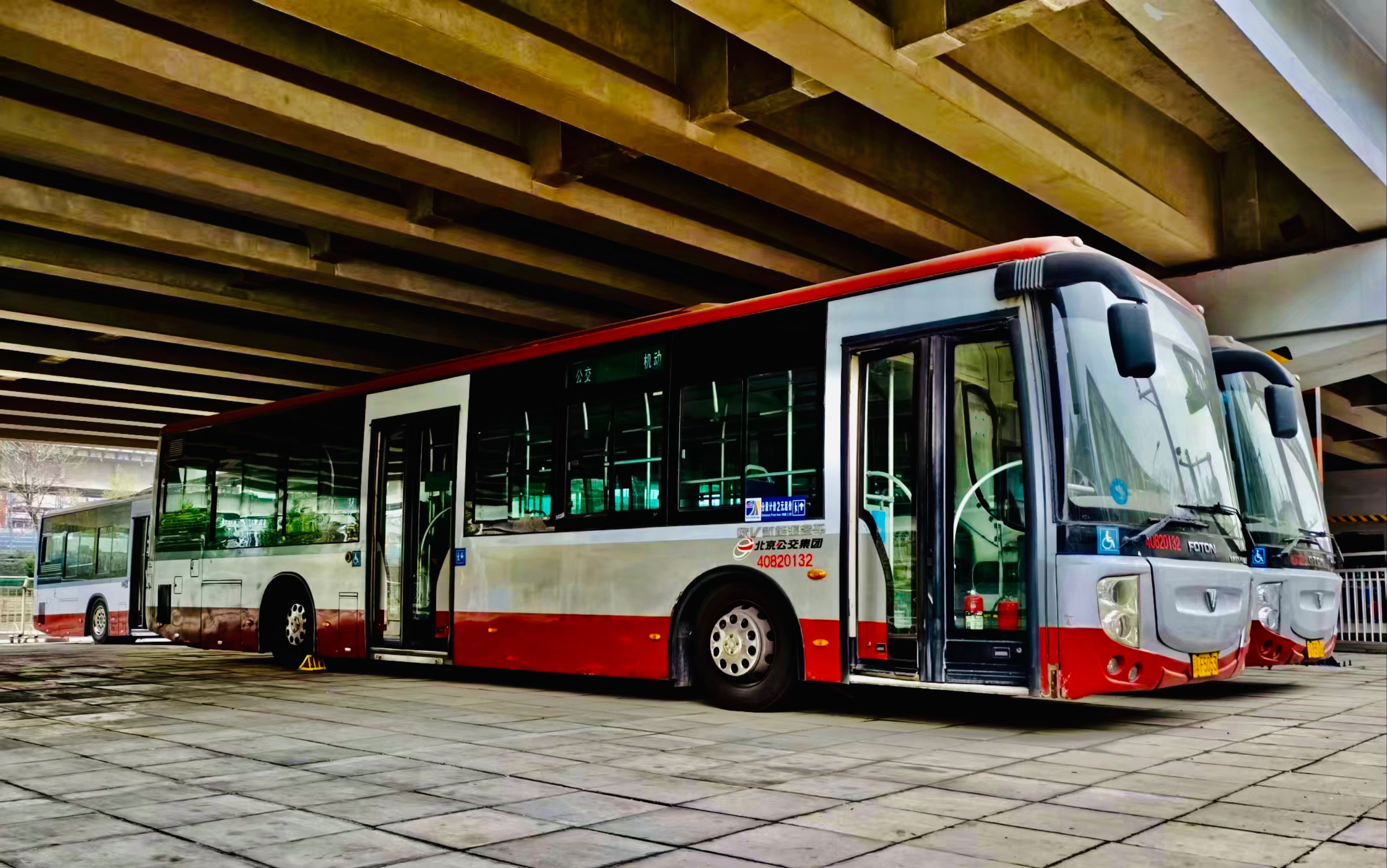 北京公交437路 福田混呆40820250号车 航天桥北出站_哔哩哔哩_bili