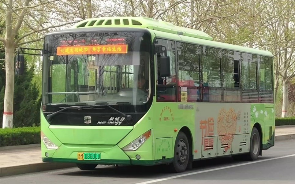 【滨州公交】36路 中海油滨州分公司→安兴花园 全程前方展望pov