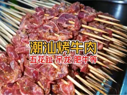 Download Video: 潮汕鲜切现烤的牛肉烧烤店 梦想成真了呀 香迷糊了