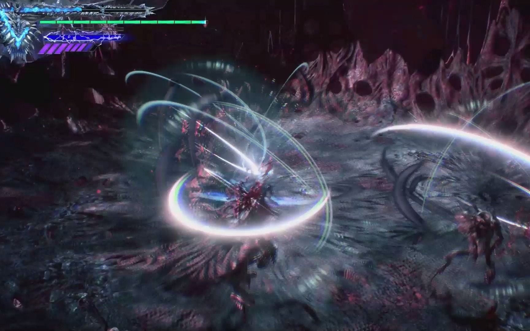 鬼泣5特别版维吉尔熟悉真魔人变身后的三秒真男人陀螺剑法强无敌