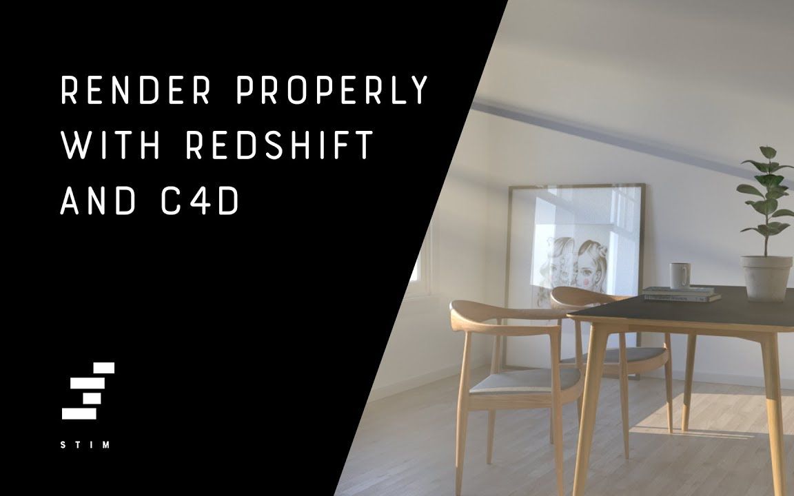 【使用redshift和Cinema 4D正确渲染设置】【C4D教程】【C4D基础教程】【RedShift渲染器教程】【野生中文字幕】【GSan分享】哔哩哔哩bilibili